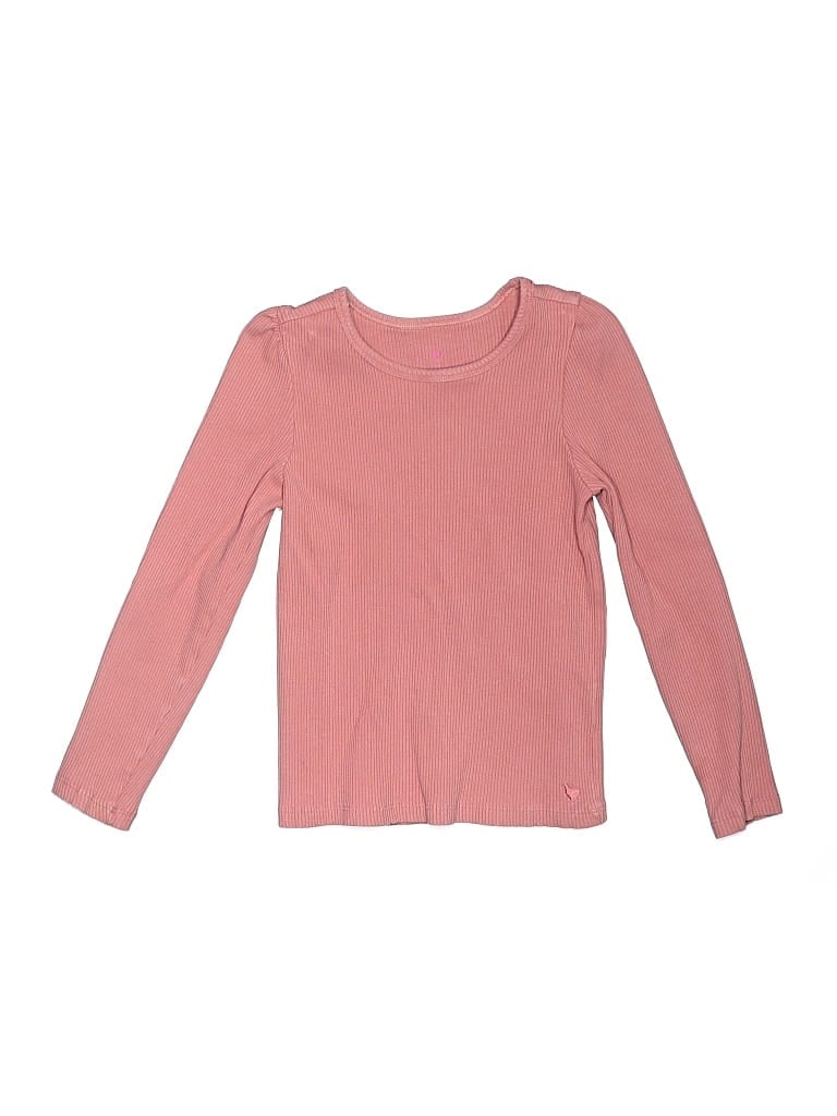 Pre-owned Pink Chicken Kids' Long Sleeve T-shirt In Pink