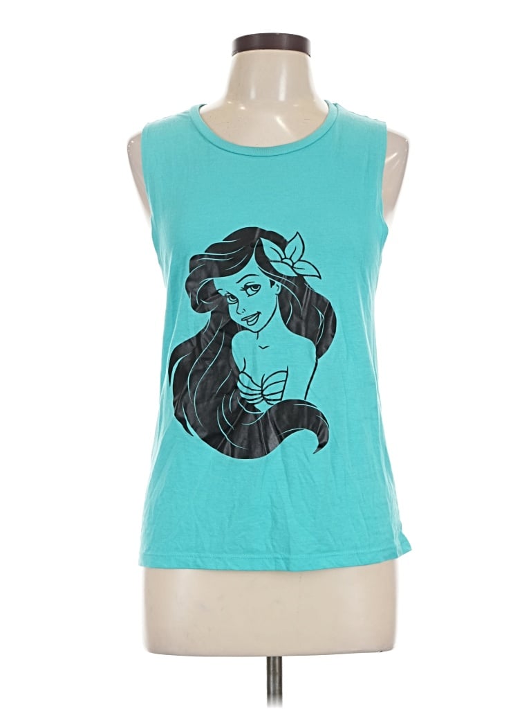 Pre-owned Bella Sleeveless Top Teal Scoop Neck Tops