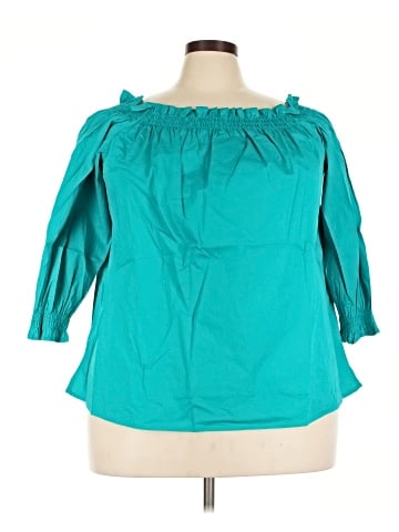Lane Bryant 3/4 Sleeve T-Shirt (view 1)