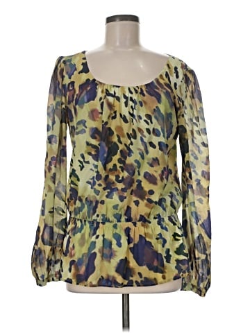 St. John Long Sleeve Silk Top (view 1)