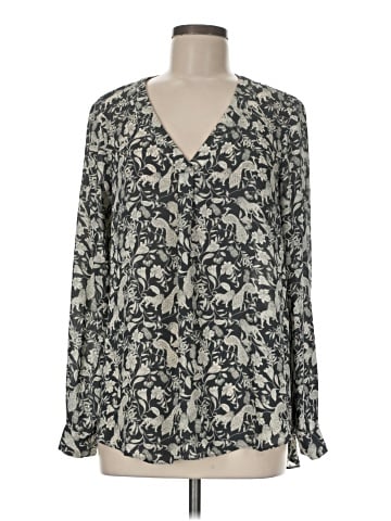 Rose + Olive Long Sleeve Blouse (view 1)