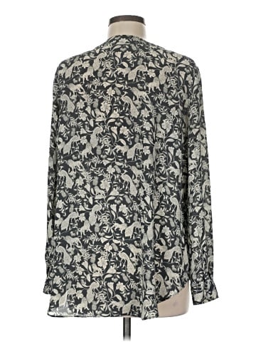 Rose + Olive Long Sleeve Blouse (view 2)