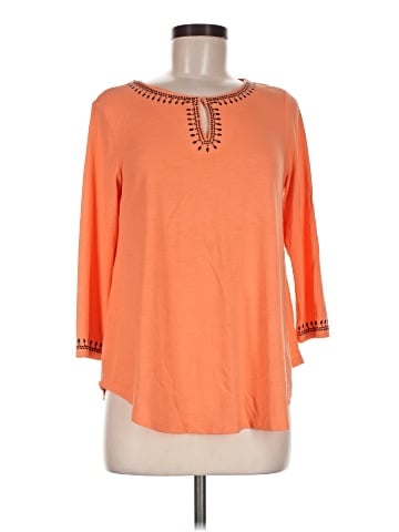 Ruby Rd. 3/4 Sleeve Top (view 1)
