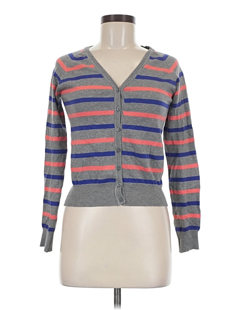 Pre-owned Forever 21 Cardigan Sweater In Gray