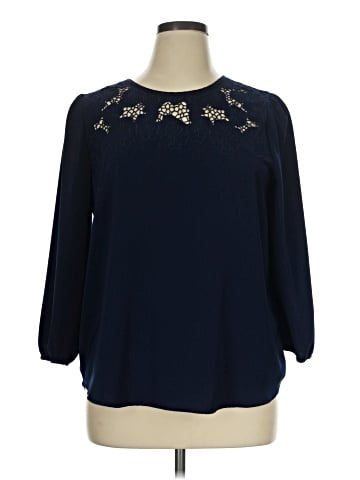 41Hawthorn 3/4 Sleeve Blouse (view 1)