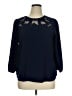 41Hawthorn 100% Polyester Blue 3/4 Sleeve Blouse Size XL - photo 1