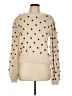 ASTR The Label 100% Cotton Polka Dots Tan Pullover Sweater Size L - photo 1
