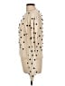 ASTR The Label 100% Cotton Polka Dots Tan Pullover Sweater Size L - photo 5