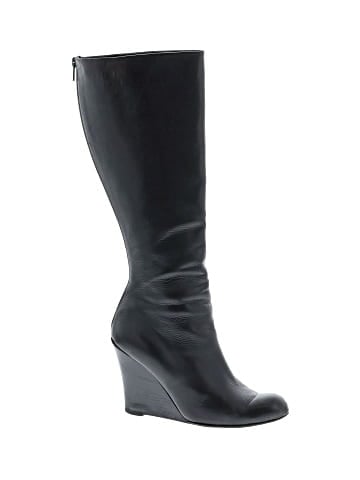 Christian Louboutin Leather Zepita 95mm Wedge Boots (view 1)