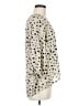 Papermoon 100% Polyester Animal Print Ivory Long Sleeve Blouse Size M - photo 4