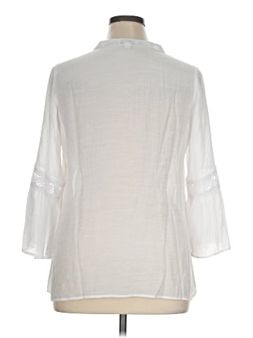 Counterparts 3/4 Sleeve Blouse (view 1)