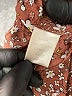 Leon Max 100% Polyester Paisley Brown Casual Dress Size XXS (estimated) - photo 8