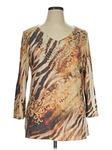Reba 3/4 Sleeve Top (view 1)
