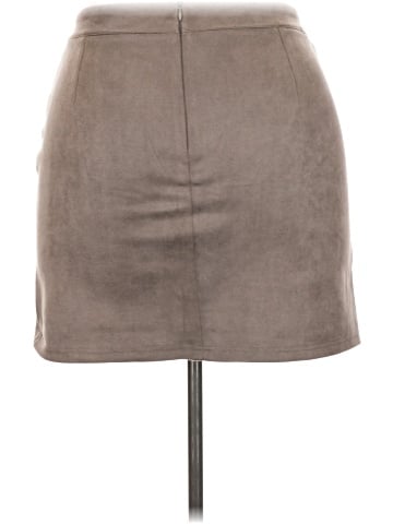 MANGOPOP Collection Faux Leather Skirt (view 2)
