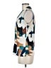Calvin Klein Color Block Blue Sleeveless Blouse Size M - photo 5