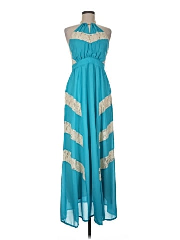 Champagne & Strawberry Cocktail Dress (view 1)