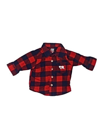 Child of Mine by Carter's Long Sleeve Button-Down Shirt (view 1)