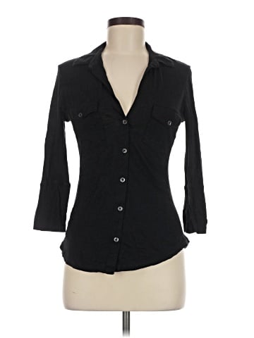 James Perse 3/4 Sleeve Button-Down Shirt (view 1)