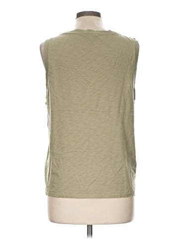Madewell Slub Relaxed V-Neck Tank (view 2)