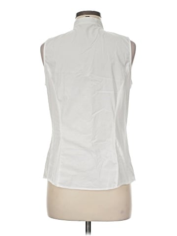 Lafayette 148 New York Sleeveless Button-Down Shirt (view 2)