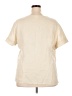 Assorted Brands 100% Linen Ivory Short Sleeve Blouse Size 2X - photo 2