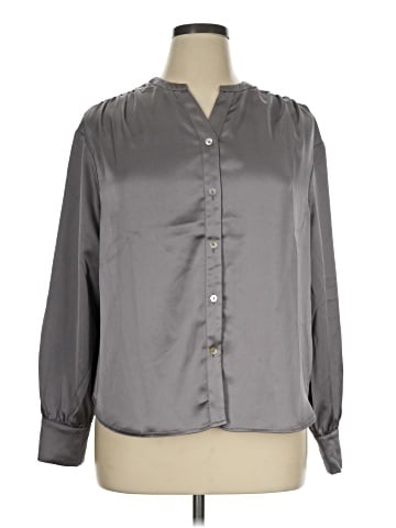 Christopher & Banks Long Sleeve Blouse (view 1)