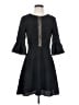 CeCe 100% Polyester Black Casual Dress Size 2 - photo 1