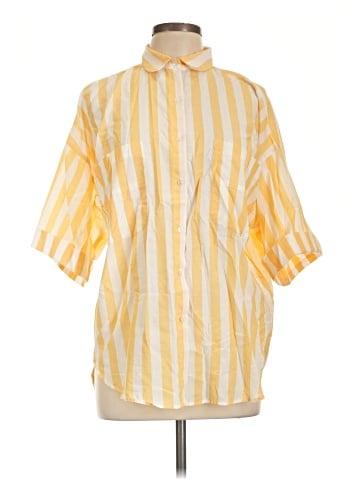 Assorted Brands 3/4 Sleeve Button-Down Shirt (view 1)