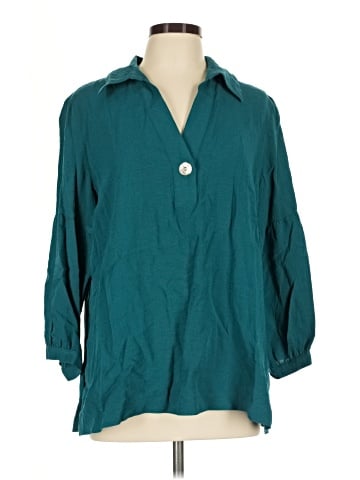 John Mark 3/4 Sleeve Button-Down Shirt (view 1)
