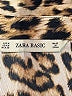 Zara Basic Animal Print Brown Long Sleeve Blouse Size M - photo 7