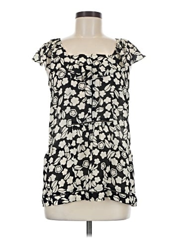 Leifsdottir Short Sleeve Silk Top (view 1)
