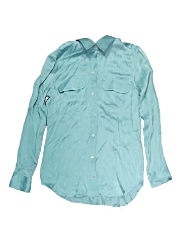 Equipment Long Sleeve Silk Top (view 2)