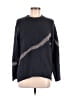 OAK + FORT Chevron-herringbone Gray Pullover Sweater Size M - photo 1