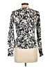 George Print Silver Pullover Sweater Size L - photo 2