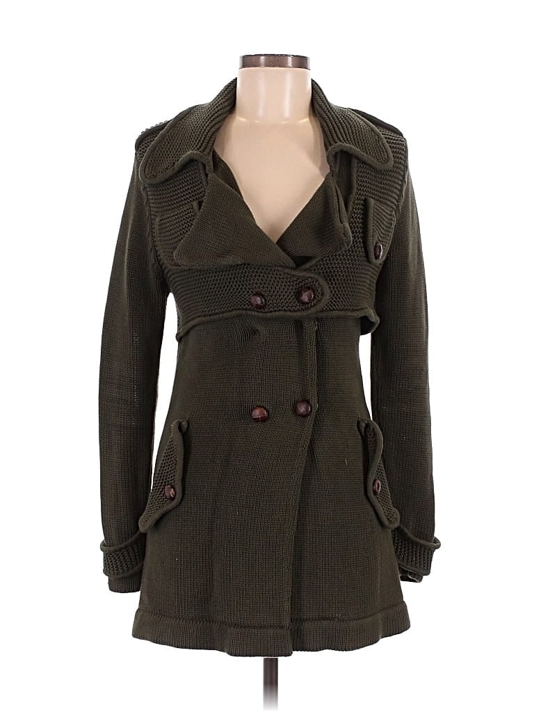 Pre-owned 525 America Coat In Green