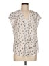 Fun2Fun 100% Polyester Gray Short Sleeve Blouse Size M - photo 1