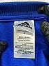 Adidas 100% Polyester Blue Track Jacket Size 4 - photo 3