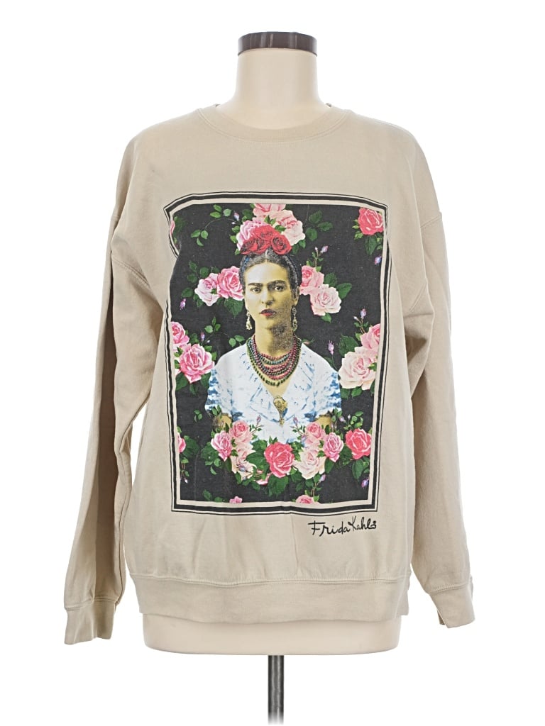 Pre-owned Frida Kahlo Pullover Sweater In Tan