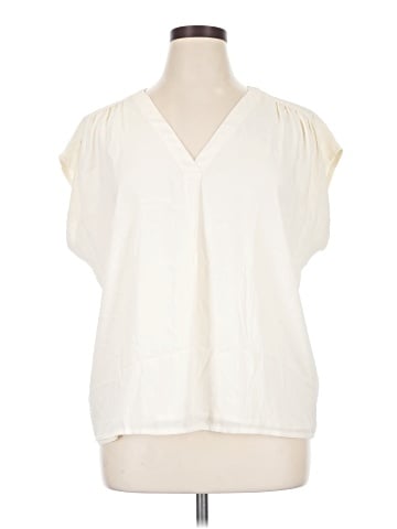 Ann Taylor Factory Short Sleeve Blouse (view 1)