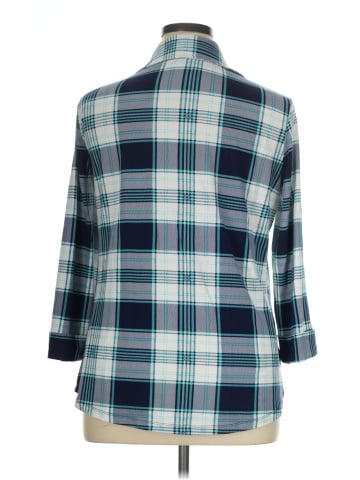 Market and Spruce 3/4 Sleeve Button-Down Shirt (view 2)