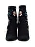 Valentino 100% Leather Stars Black Blue Ankle Boots Size EU 36 1/2 - photo 2
