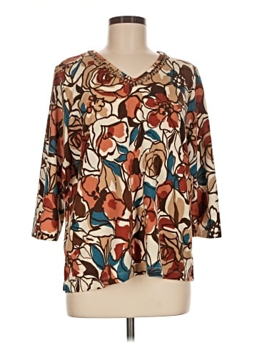 Alfred Dunner 3/4 Sleeve Blouse (view 1)