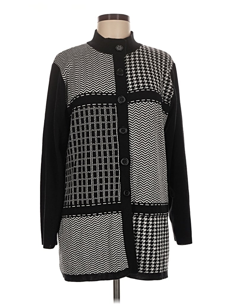 Pre-owned Alfred Dunner Pullover Sweater In Black