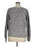 Gap 100% Cotton Metallic Gray Pullover Sweater Size XL - photo 2