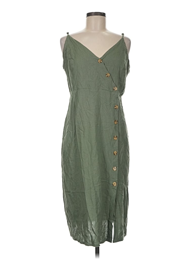 Pre-owned Papillon Casual Dress In Green