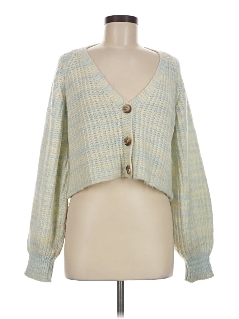 Pre-owned Urban Outfitters Cardigan Sweater In Green