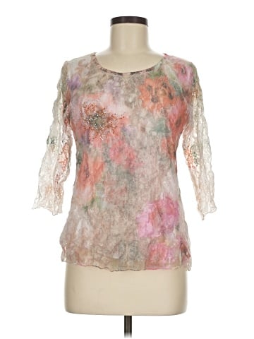 Brittany Black 3/4 Sleeve Top (view 1)