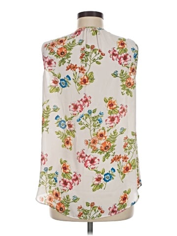 Rose + Olive Sleeveless Blouse (view 2)