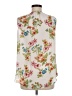 Rose + Olive Ivory Sleeveless Blouse Size M - photo 2
