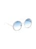 Fendi Silver Blue Round Sunglasses One size - photo 1